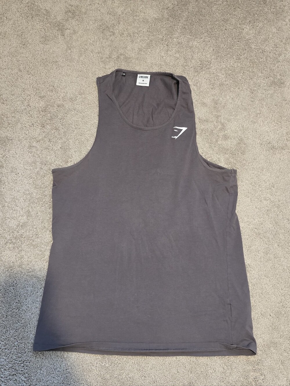 Gym Tank Top - Gray/Purple - Gymshark
